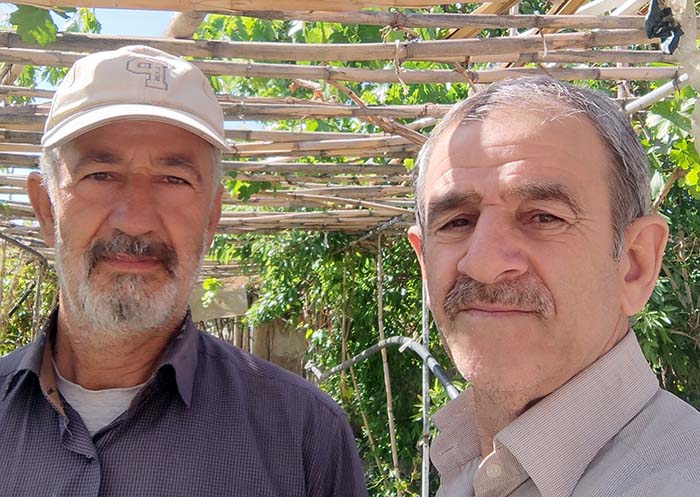 دیدار نوروزی مسئول انجمن نجات سمنان با خانواده ها