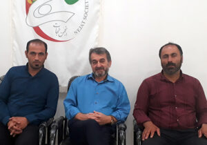 ابراز همدردی مسئول انجمن نجات گیلان با خانواده جبار صبایی