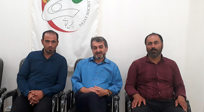 دیدار و گفتگو انجمن نجات گیلان با خانواده جبار صبایی ماسوله