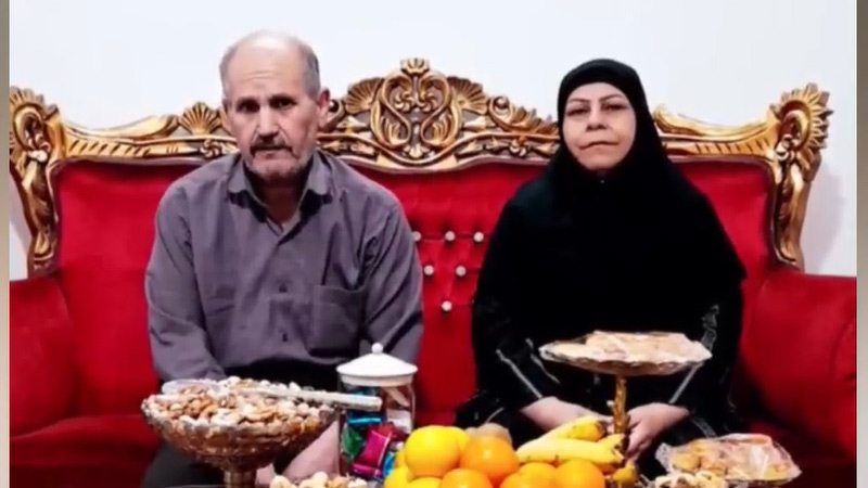 پیام نوروزی خانواده صادقی به علی مدد صادقی در کمپ آلبانی مجاهدین خلق