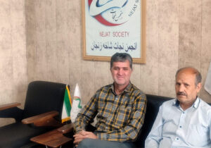 دیدار برادر علی مدد صادقی با مسئول انجمن نجات زنجان