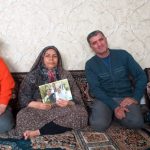 دیدار اعضای انجمن نجات زنجان با خانواده علی مدد صادقی به مناسبت نوروز 1401