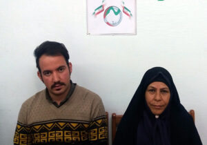 حضور خانواده علی مدد صادقی در دفتر انجمن نجات