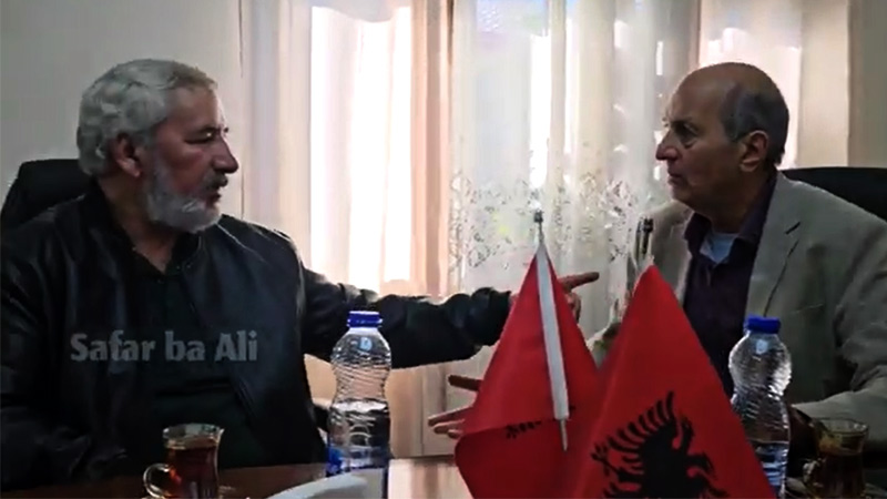 پرسش یوتیوبر ایرانی از علی زمانی و ابراهیم مرادی در انجمن نجات آلبانی