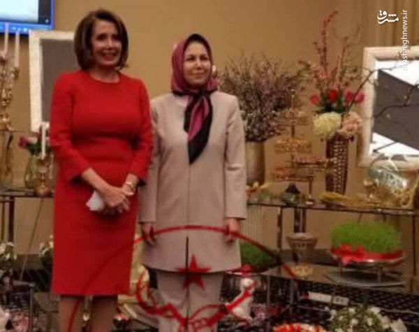 سونا صمصامی در کنار نانسی پلوسی