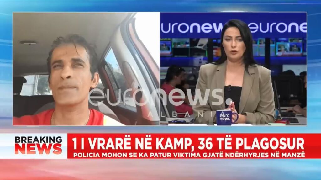 مصاحبه سرفراز رحیمی با شبکه یورونیوز آلبانی