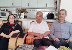 دیدار اعضای انجمن نجات اصفهان با خانواده محمد علی ساسانی