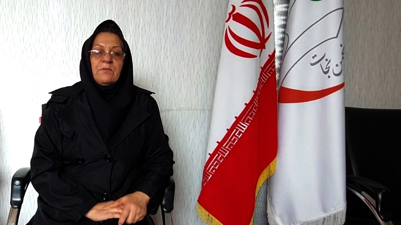 حمایت خواهر ناصر سپه پور از فعالیت های انجمن نجات آلبانی