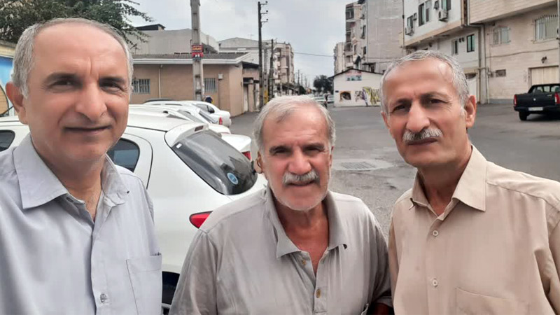 ملاقات اعضای انجمن نجات مازندران با برادر طاوس صراحتی