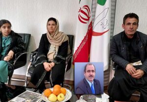 دیدار خانواده رسول شخصی زاده با مسئول انجمن نجات ارومیه