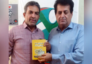 حضور علی سرخیان در دفتر انجمن نجات خوزستان