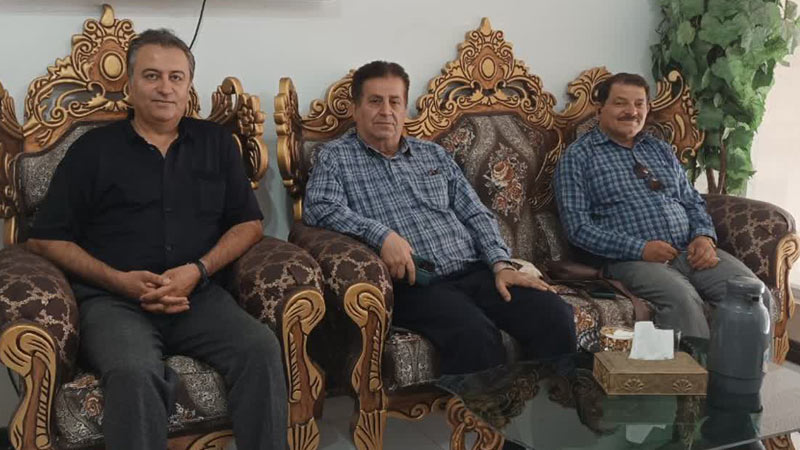 دیدار اعضای انجمن نجات خوزستان با برادر احمد طیاره