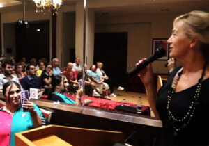 سخنرانی نعیمه جونگیتسای و آلدو سولولاری در هتل دورا سیتی تیرانا