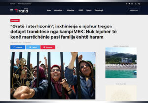 افشاگری سایت آلبانیایی تیرانا نیوز از وضعیت زندگی در کمپ مجاهدین خلق