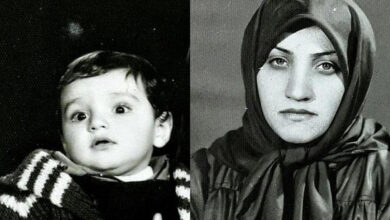 محمدرضا ترابی و مادرش زهرا سراج