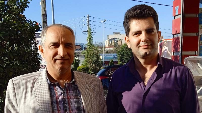 دیدار اعضای انجمن نجات مازندران با پسر مسعود طوسی بخش