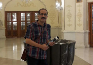 دیدار برادر طیبه یگانه با مسئول انجمن نجات اراک