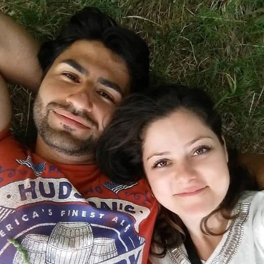 محمدرضا ضابطی و نامزدش