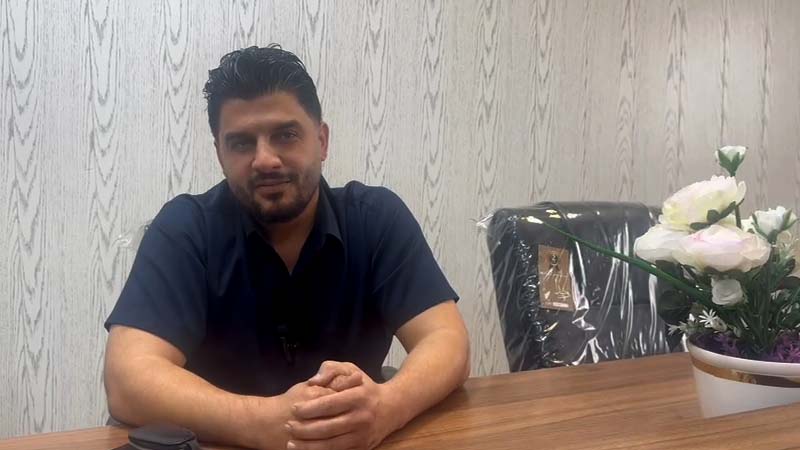 پیام امین زارع به عمویش فریدون زارع ساکن در کمپ اشرف ۳