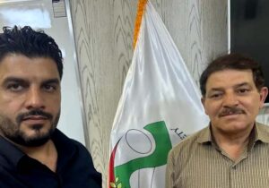 دیدار برادرزاده فریدون زارع با اعضای انجمن نجات خوزستان