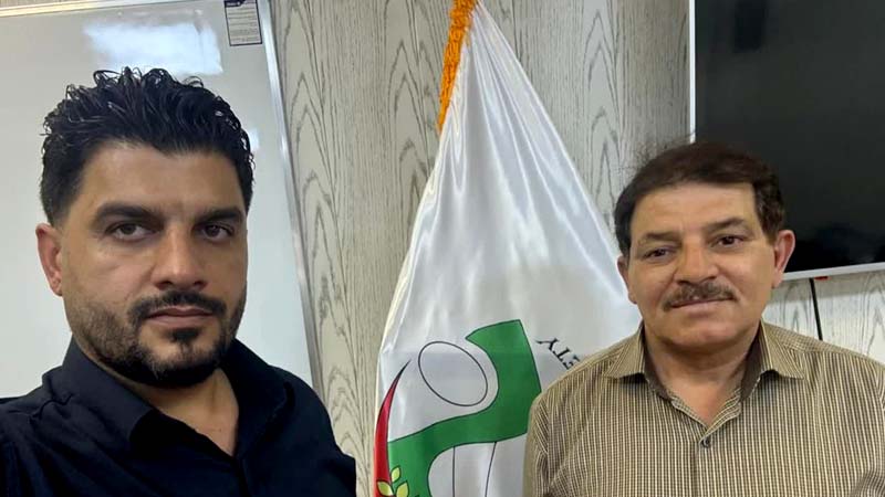 دیدار برادرزاده فریدون زارع با اعضای انجمن نجات خوزستان