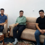 دیدار صمیمی اعضای انجمن نجات خوزستان با خانواده فریدون زارع