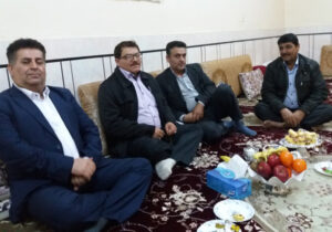 دیدار اعضای انجمن نجات خوزستان با خانواده فریدون زارع