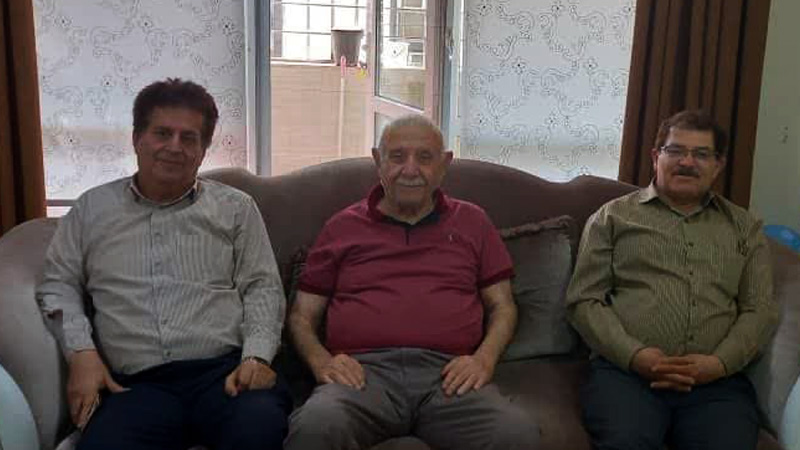 دیدار اعضای انجمن نجات خوزستان با سیف الله زیبا