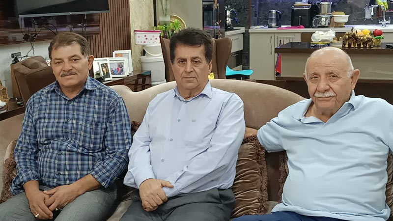 دیدار اعضای انجمن نجات خوزستان با خانواده نصرالله زیبا
