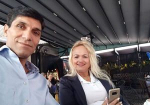 پیام لیریا عباسی همسر غلامرضا شکری به خانواده ها