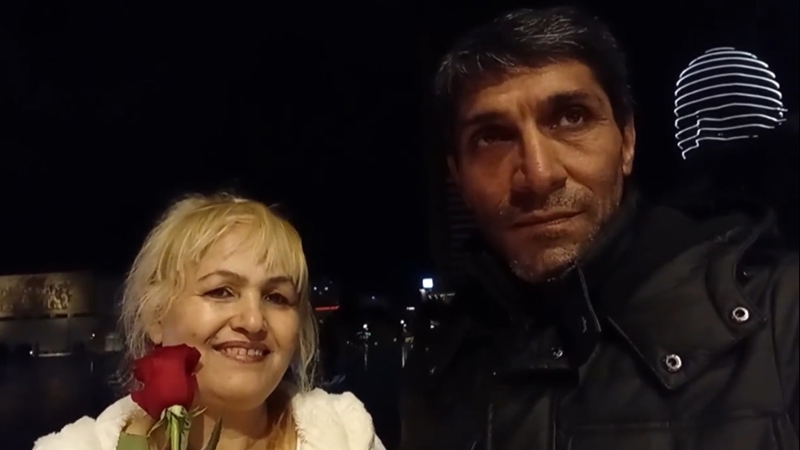 پیام غلامرضا شکری و همسرش به مناسبت روز عشق