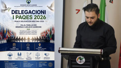Nejat Albania Peace Delegation 2026