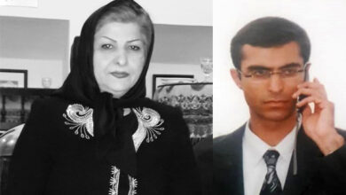 Roozbeh Ataei and his mum