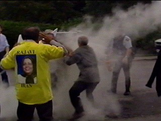 MEK members self immolation in France