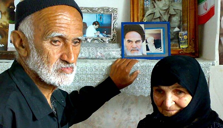 Parents of Mohammad Mehdi Sabet Rostami; the MEK hostage at Camp Ashraf 3