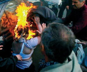 MEK members self immolation in France
